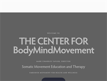 Tablet Screenshot of bodymindmovement.com